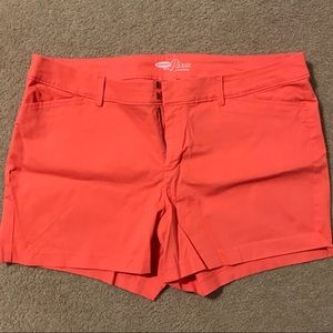 Old Navy Coral Pixie Shorts